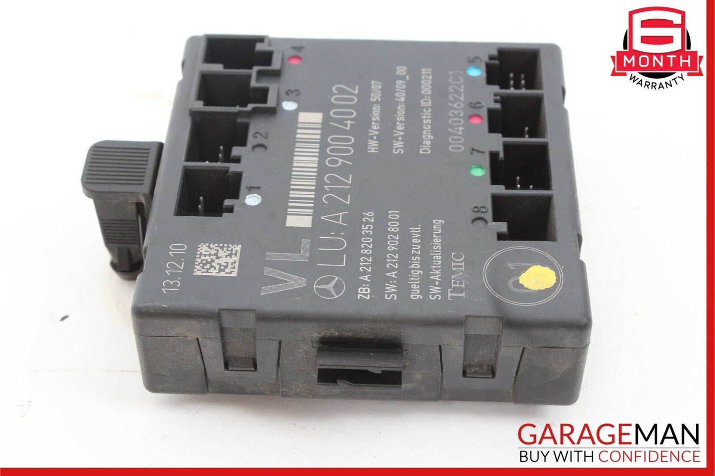 08-14 Mercedes W204 C250 C300 C350 Front Left Side Door Control Module Unit