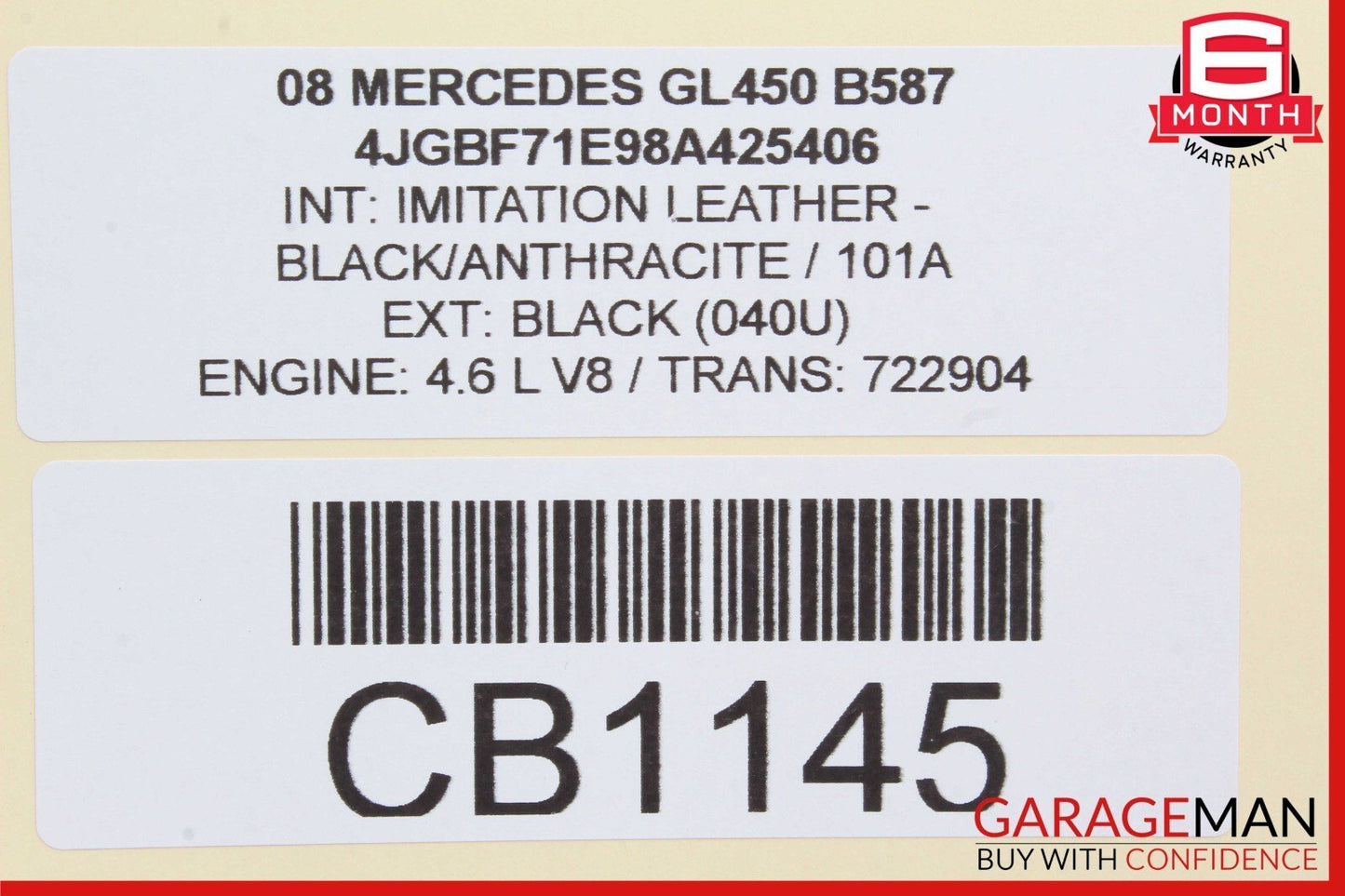 06-12 Mercedes X164 GL450 CLS500 SL550 Communication Control Module Unit