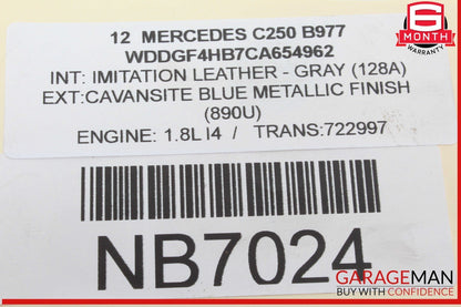 12-16 Mercedes W204 C250 SLK250 SLK350 Transmission Oil Cooler Radiator OEM