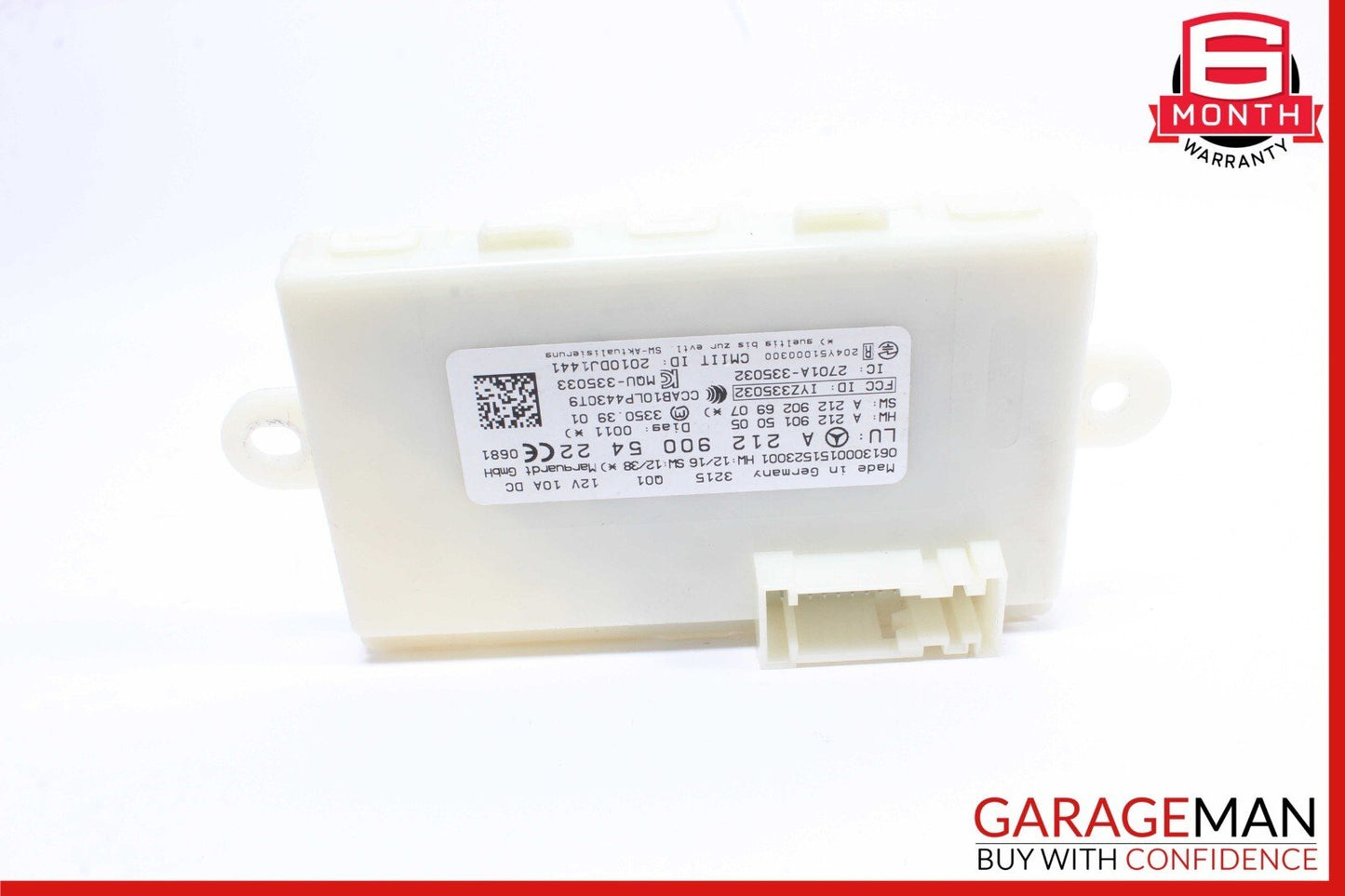 12-20 Mercedes W212 E350 CLS550 Keyless Go Entry Control Module OEM