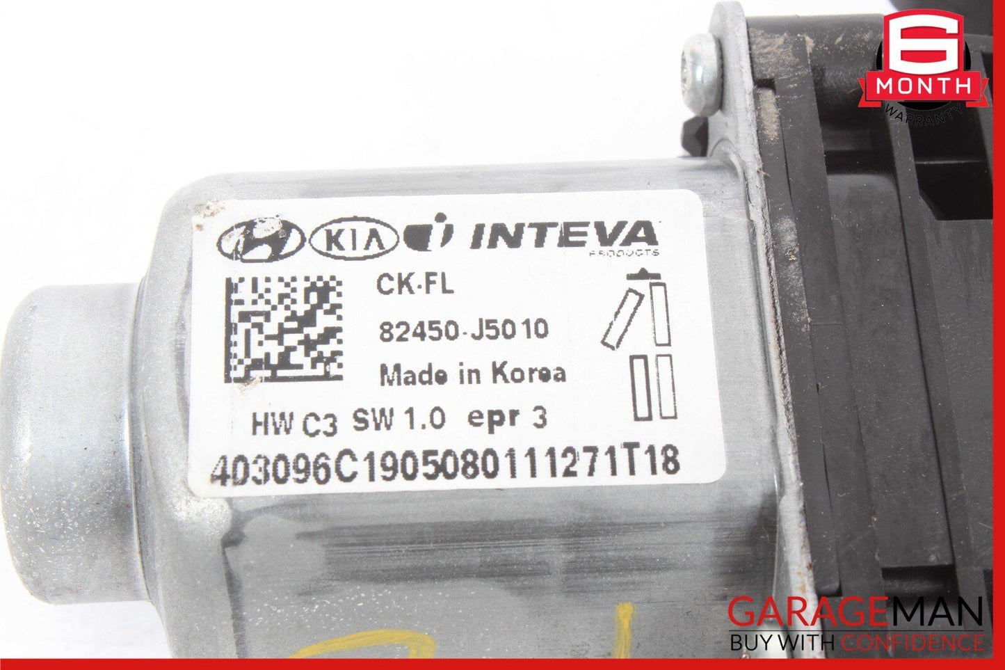 18-23 Kia Stinger Front Left Driver Side Door Window Motor 82450-J5010 OEM