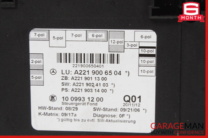 07-13 Mercedes W221 S550 S400 Rear Right or Left Side Door Control Module OEM