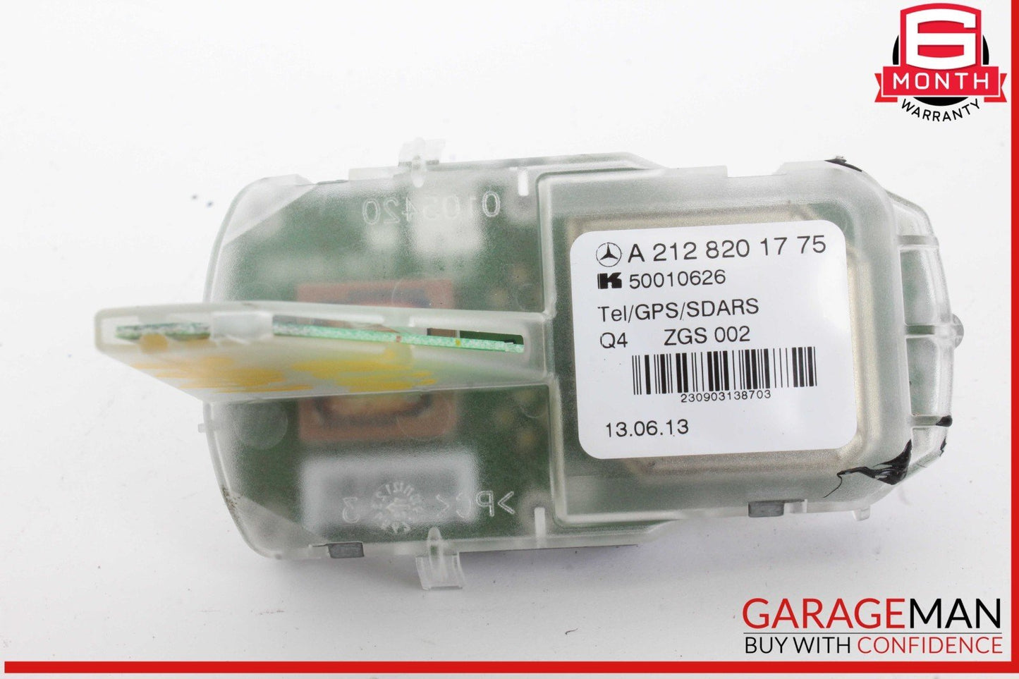 12-20 Mercedes X166 GL450 4MATIC Top Shark Fin Antenna Roof GPS 2128201775 OEM