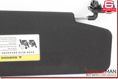 12-14 Mercedes W218 CLS550 CLS63 Right Passenger Side Sun Visor Shade Black OEM