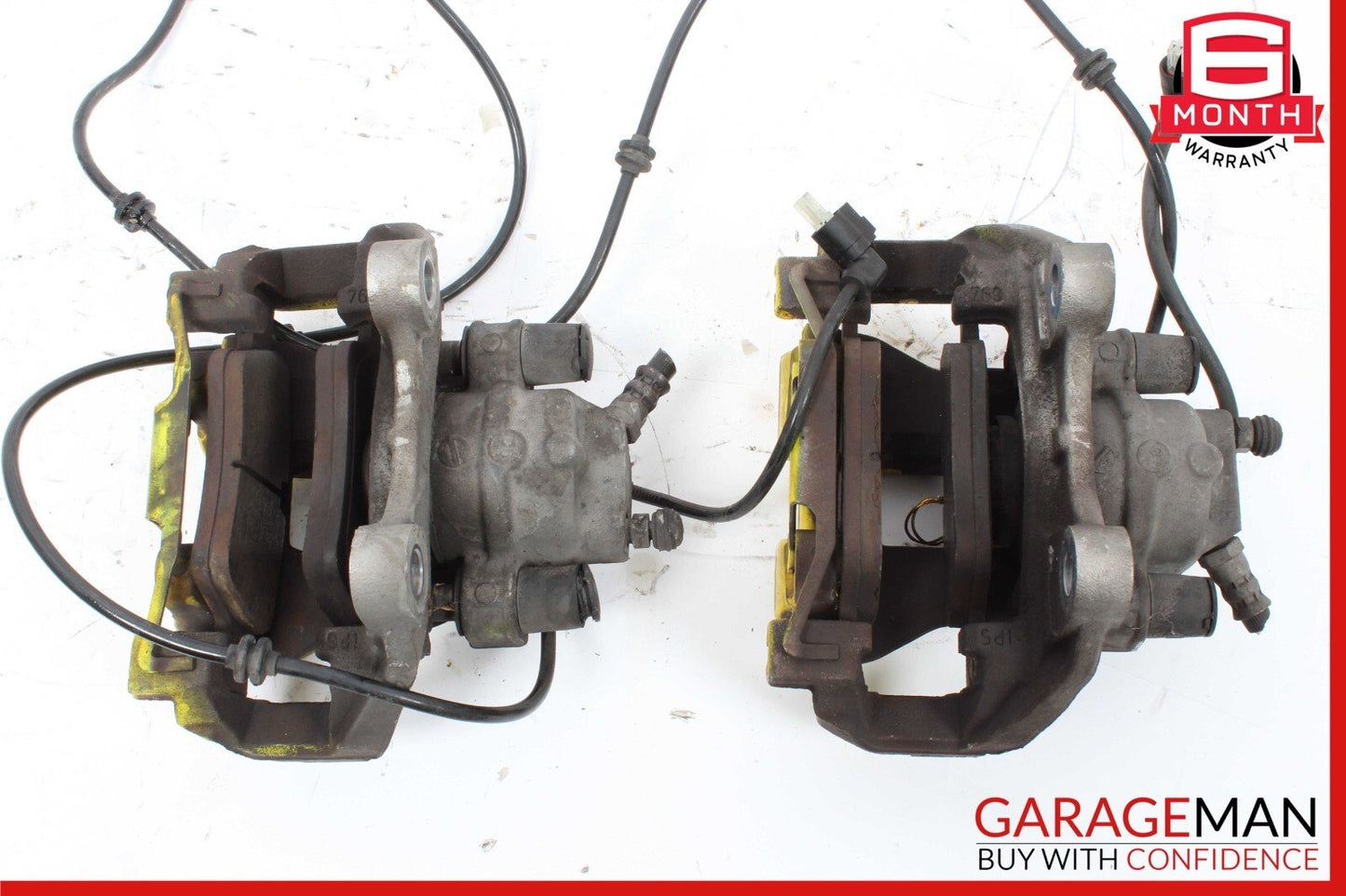 10-18 Mercedes W218 CLS500 CLS350 Rear Brake Caliper Calipers Set of 2 Pc OEM