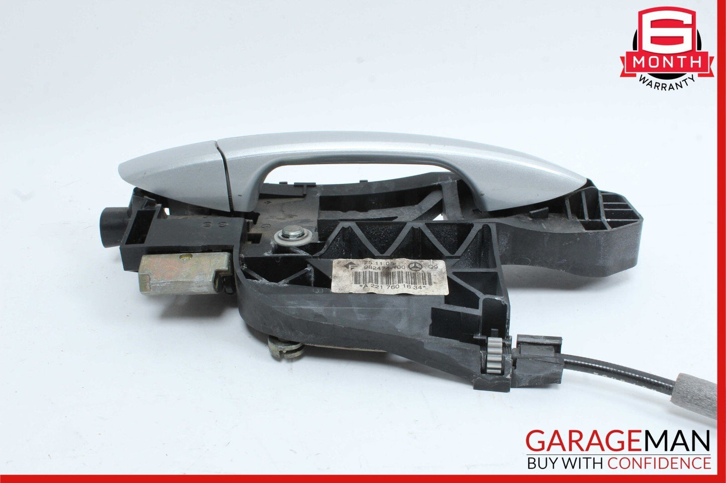 07-13 Mercedes W221 S550 S600 Rear Right Passenger Exterior Door Handle Silver