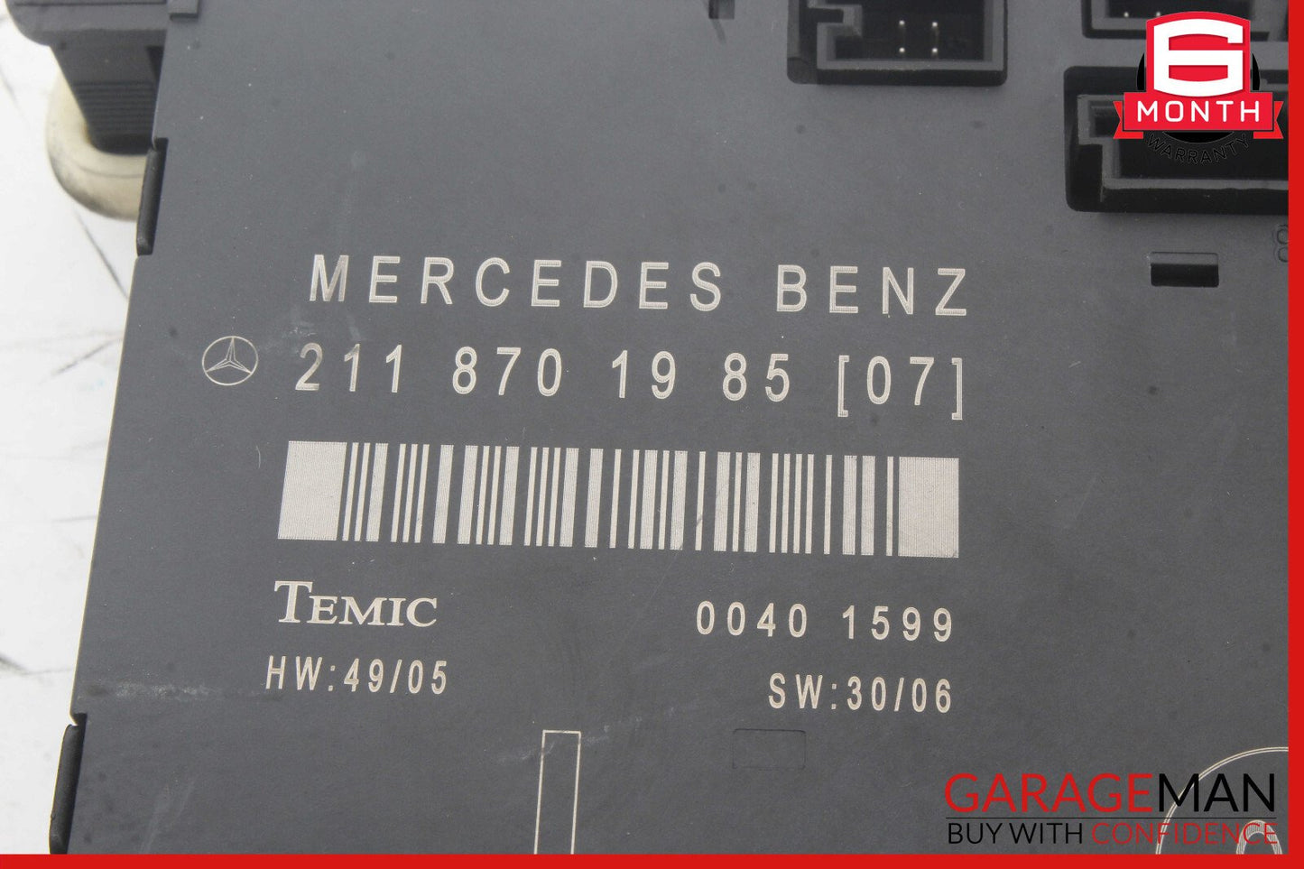 03-09 Mercedes W211 E320 E550 Front Left Side Door Control Module Unit OEM