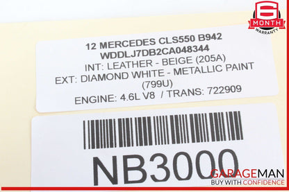 10-18 Mercedes W218 CLS550 Front Right Seat Control Module 1729007600 OEM