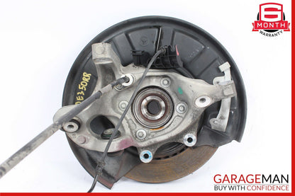 10-18 Mercedes W212 E350 Rear Right Side Spindle Knuckle Hub w/ Rotor Disc OEM