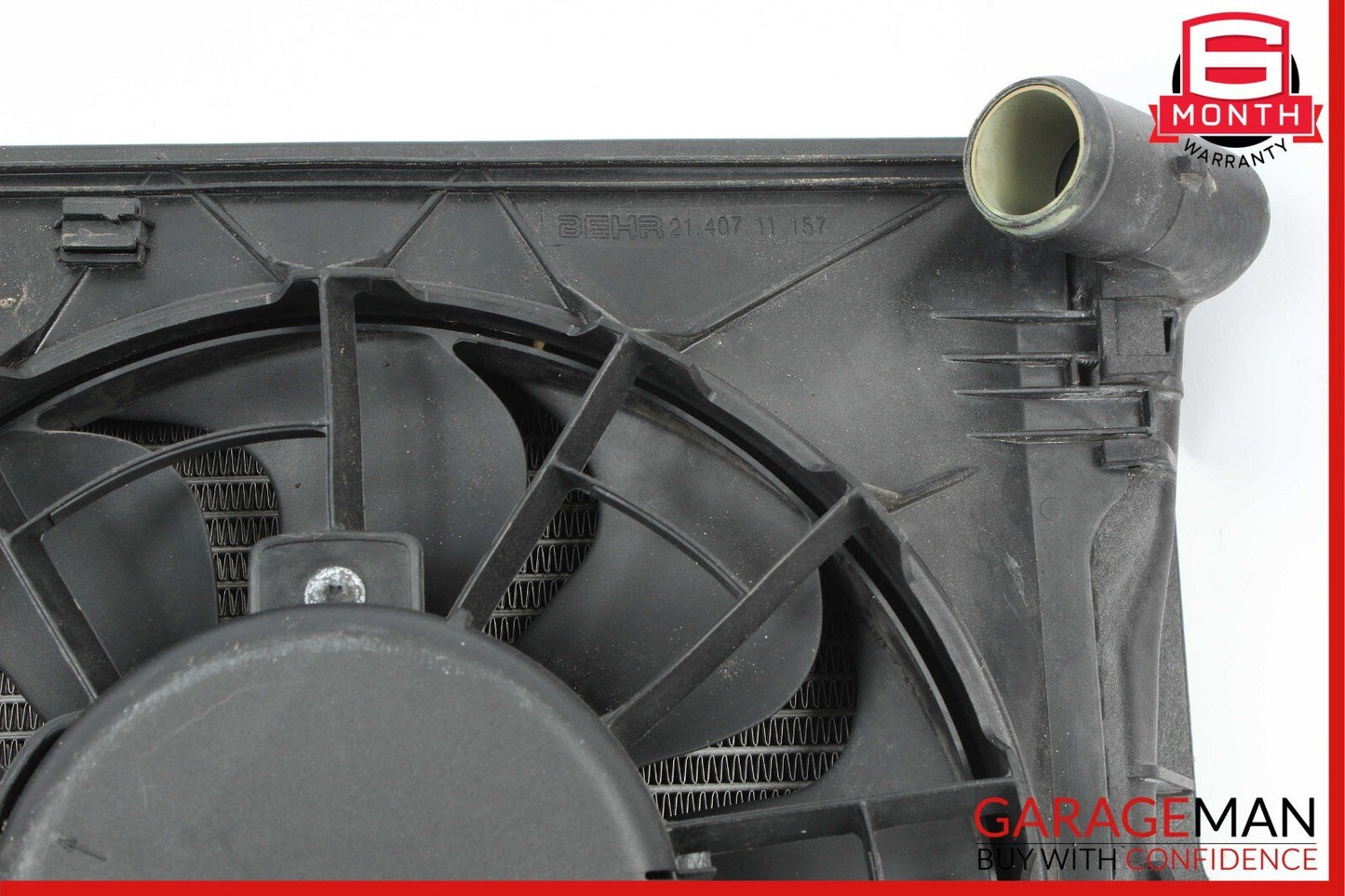 97-04 Porsche Boxster 986 Engine Cooling Radiator Fan Motor Shroud Assy