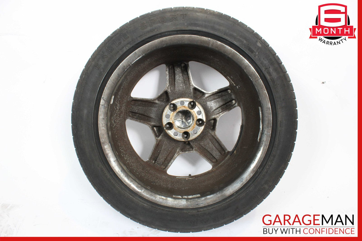 00-06 Mercedes W220 S430 CL500 9 X R18 18" Rear Wheel Rim 2204013702 OEM