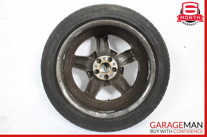 00-06 Mercedes W220 S430 CL500 9 X R18 18" Rear Wheel Rim 2204013702 OEM