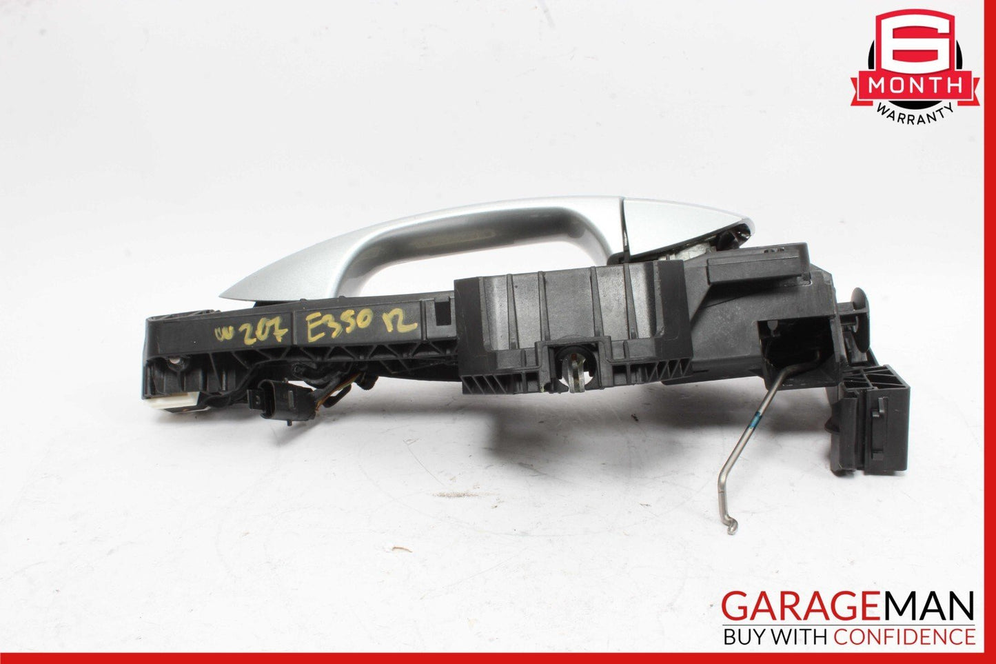 10-13 Mercedes W212 E350 Coupe Front Left Exterior Door Handle Keyless Go Silver
