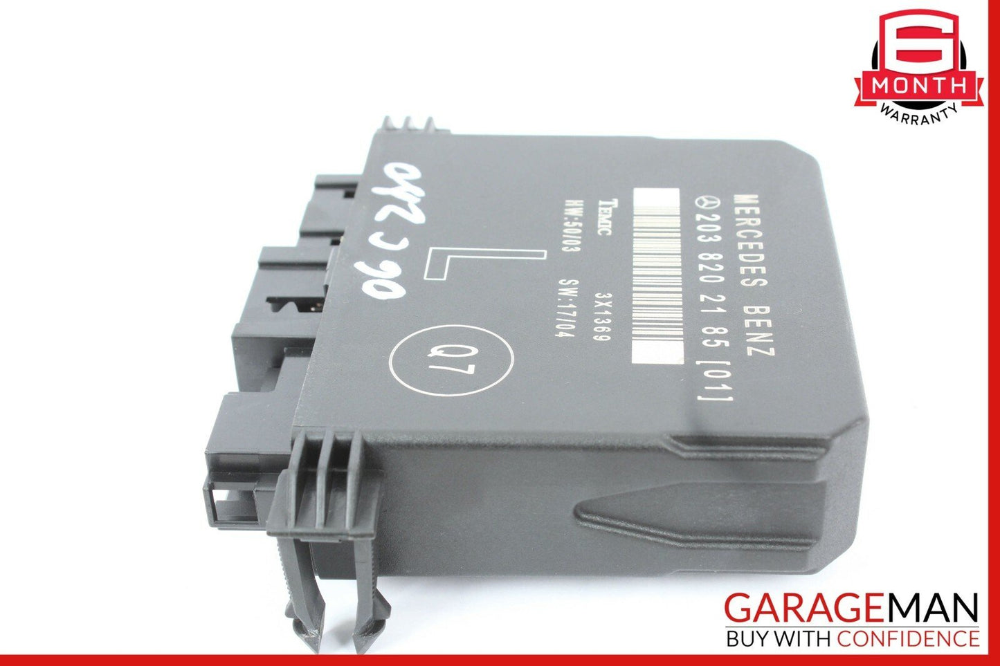 01-07 Mercedes W203 C280 C320 C55 AMG Rear Left Side Door Controller Module Unit