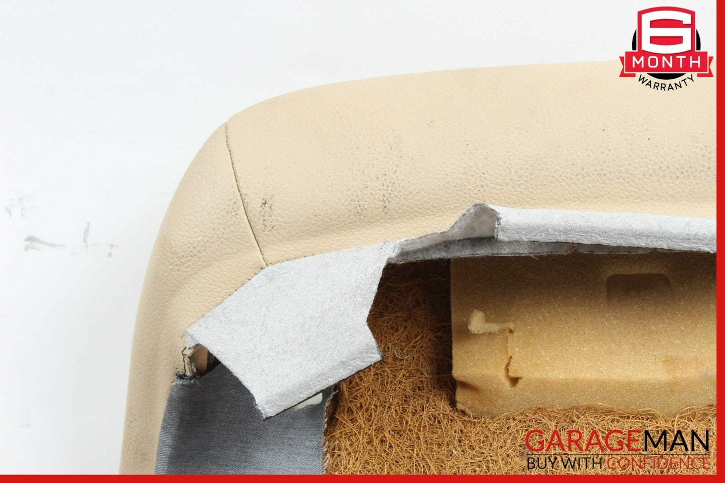 07-09 Mercedes W211 E350 E550 Front Right Side Top Upper Seat Cushion Beige OEM