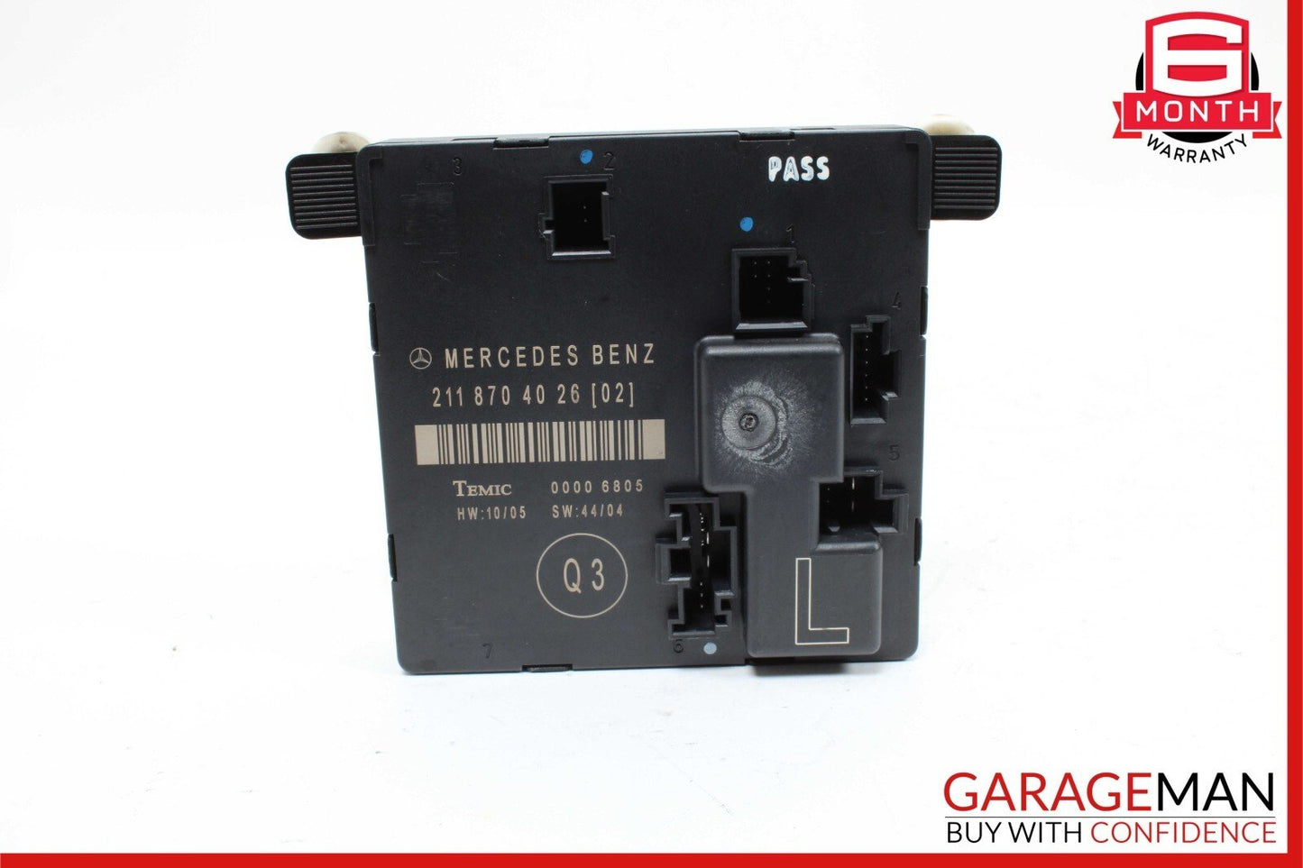 07-09 Mercedes W211 E320 E550 Rear Left Driver Side Door Control Module Unit OEM