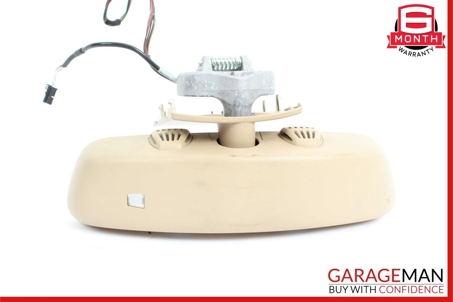 10-13 Mercedes W221 S550 Interior Top Upper Rear View Mirror Beige OEM