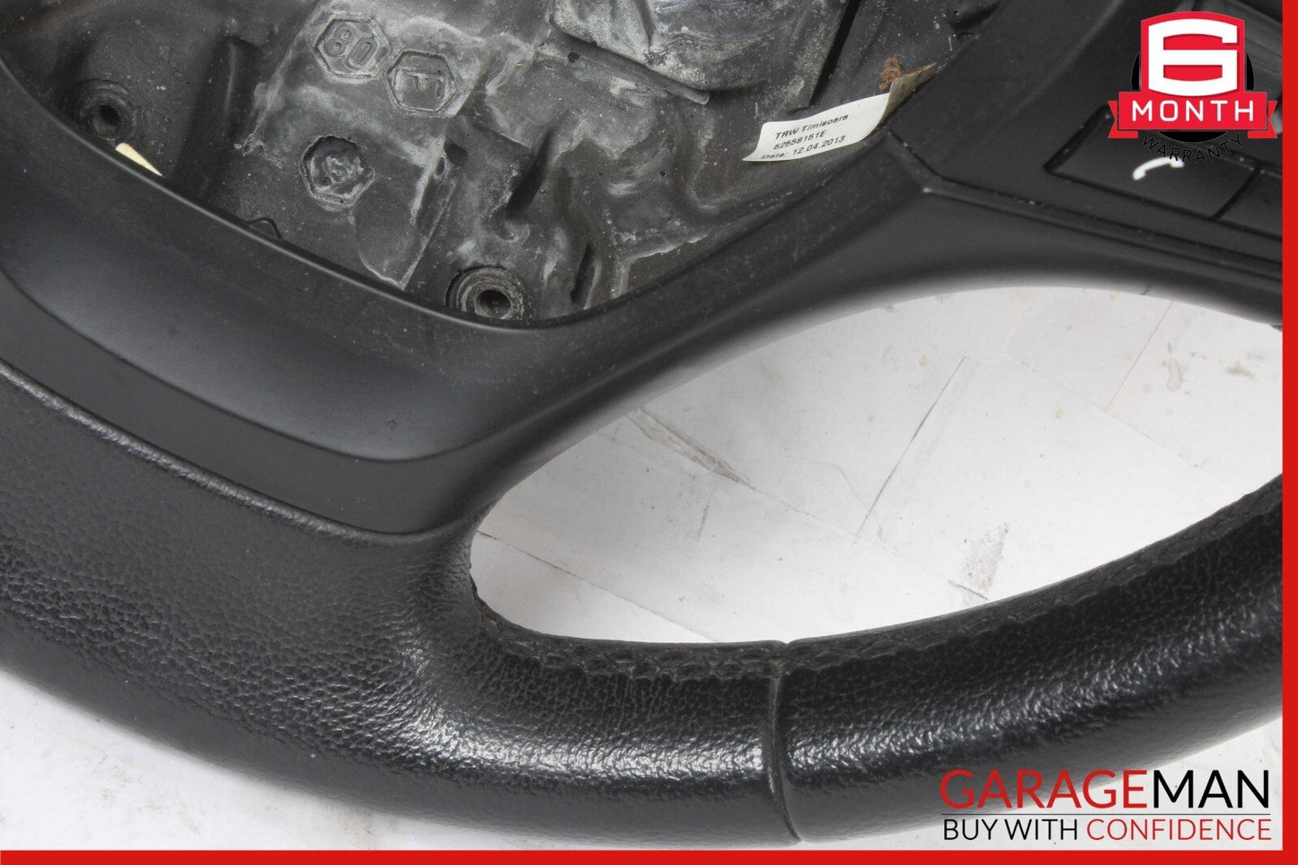 12-18 BMW 320i 328i Steering Wheel Leather Black OEM