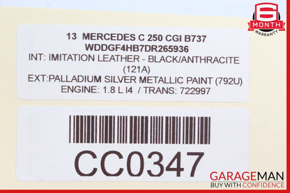 08-18 Mercedes W204 C250 CLS500 E350 C300 Rear Left Door Control Module Unit OEM