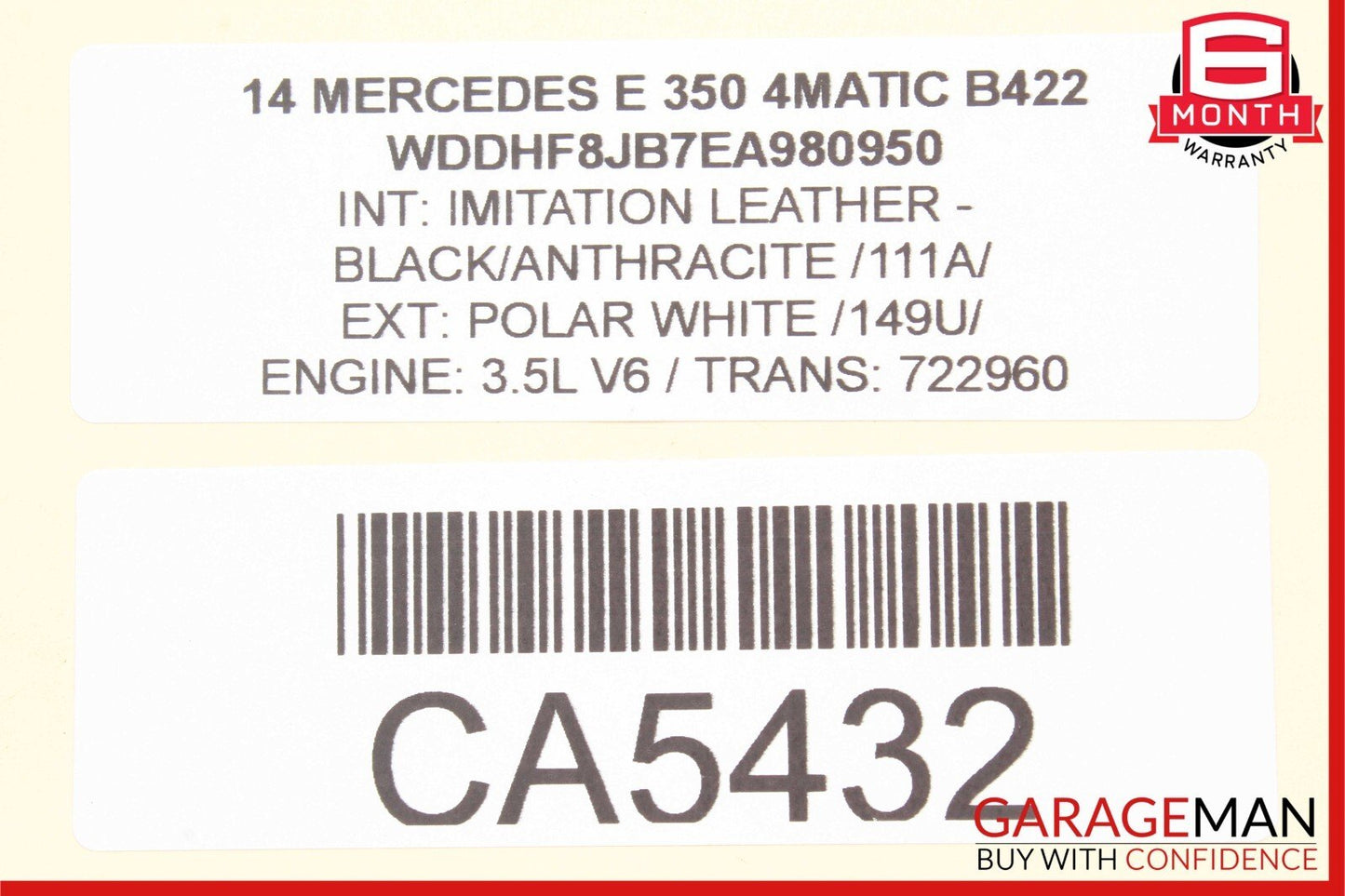 08-18 Mercedes W212 E350 C250 CLS550 Front Left Side Door Control Module OEM