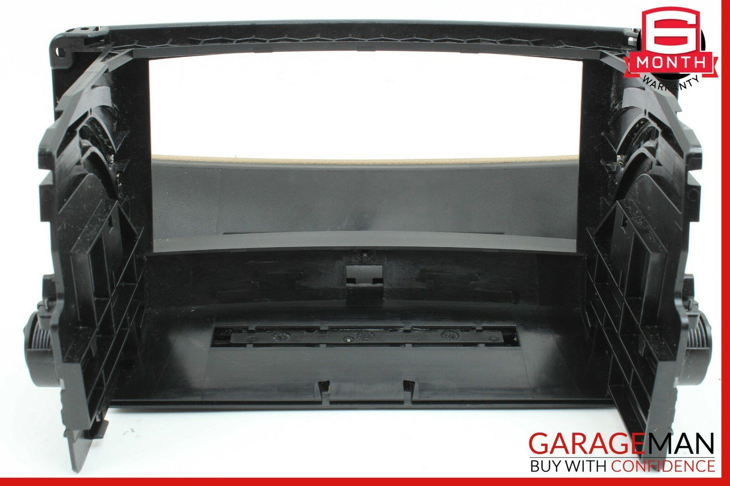 07-13 Mercedes W221 S350 S500 S550 Dash Console CD Player Cover Trim Panel Brown