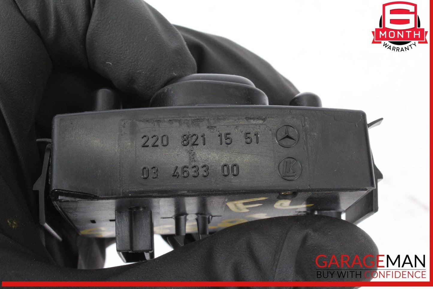00-06 Mercedes W220 S55 AMG Side Rear View Mirror Adjust Switch Button