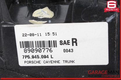11-14 Porsche Cayenne S 958 Rear Right Side Inner Tail Light Lamp OEM