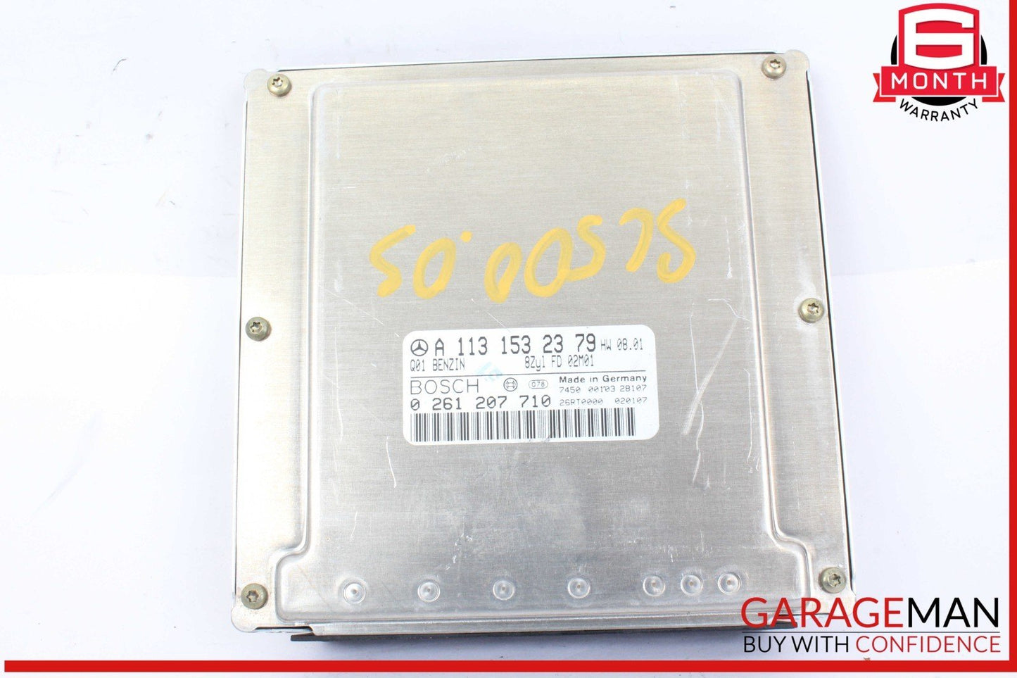 03-06 Mercedes R230 SL500 S500 CL500 ECU Engine Control Module Unit 1131532379