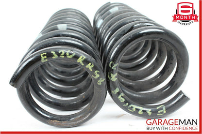98-02 Mercedes W210 E320 Rear Right & Left Suspension Coil Spring Absorber Set