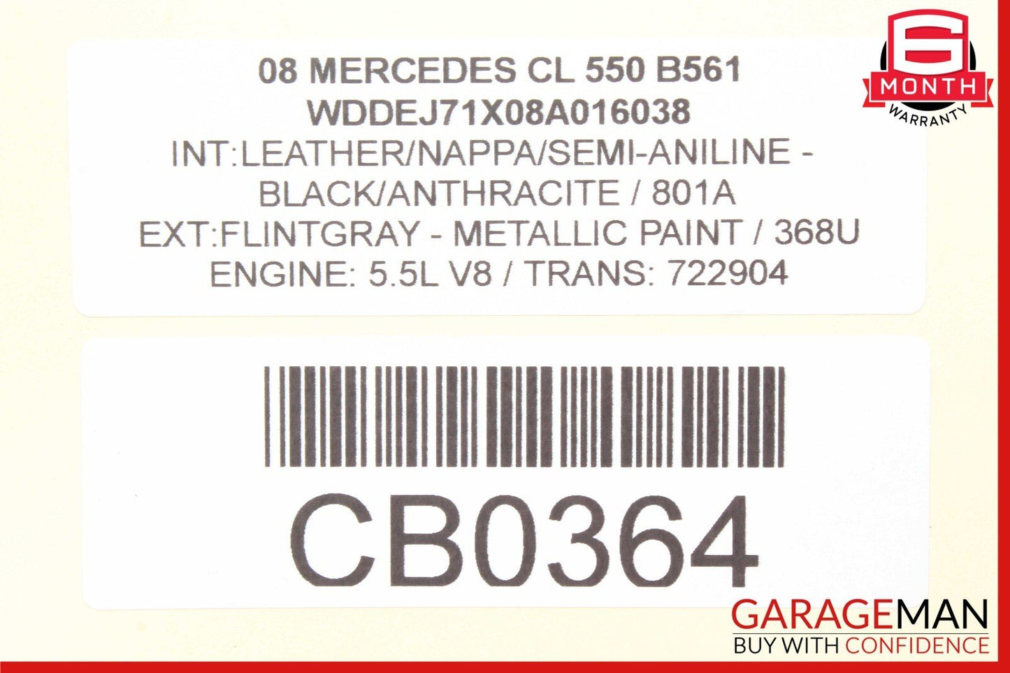 07-09 Mercedes W216 CL550 S550 Parking Back Up Reverse Distance Control Module
