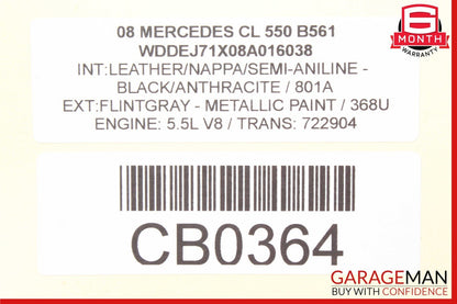 07-09 Mercedes W216 CL550 S550 Parking Back Up Reverse Distance Control Module