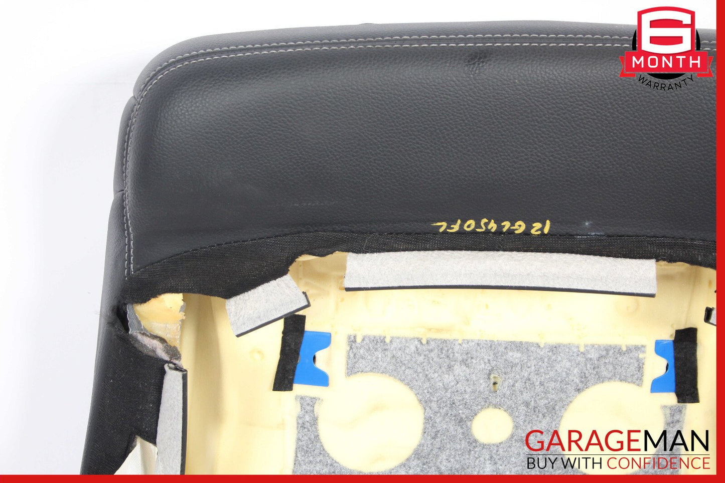 07-12 Mercedes X164 GL450 Front Left Side Top Upper Seat Cushion Leather Black