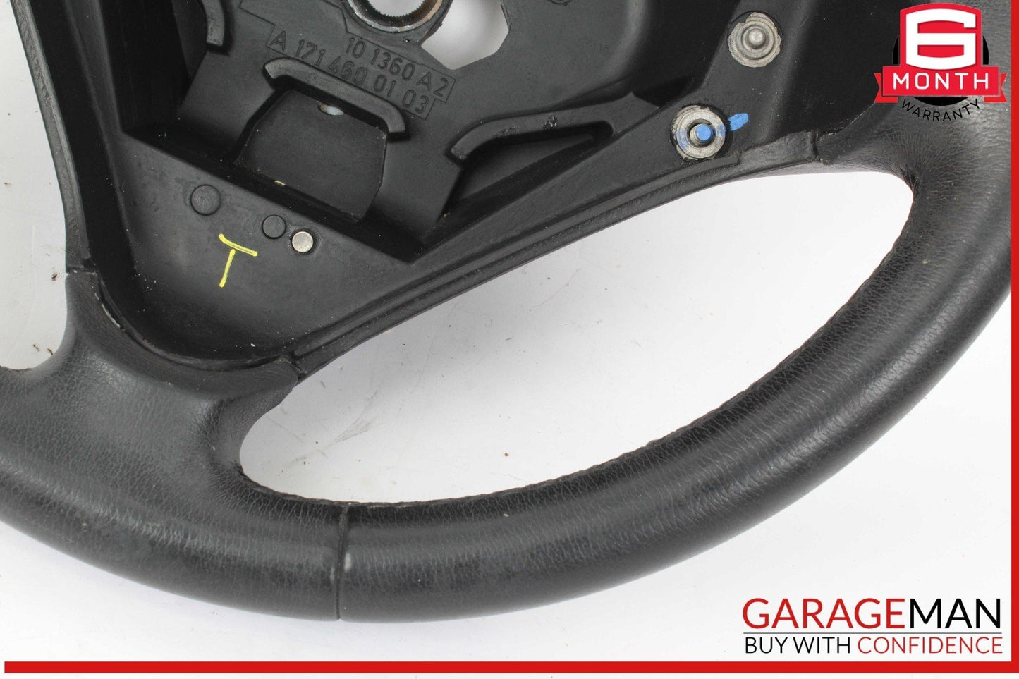 05-08 Mercedes W203 C230 SLK350 SLK280 Front Left Side Steering Wheel Black OEM