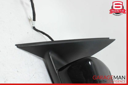 12-14 Mercedes W204 C250 C63 AMG Front Left Side Mirror Rear View Door Black OEM