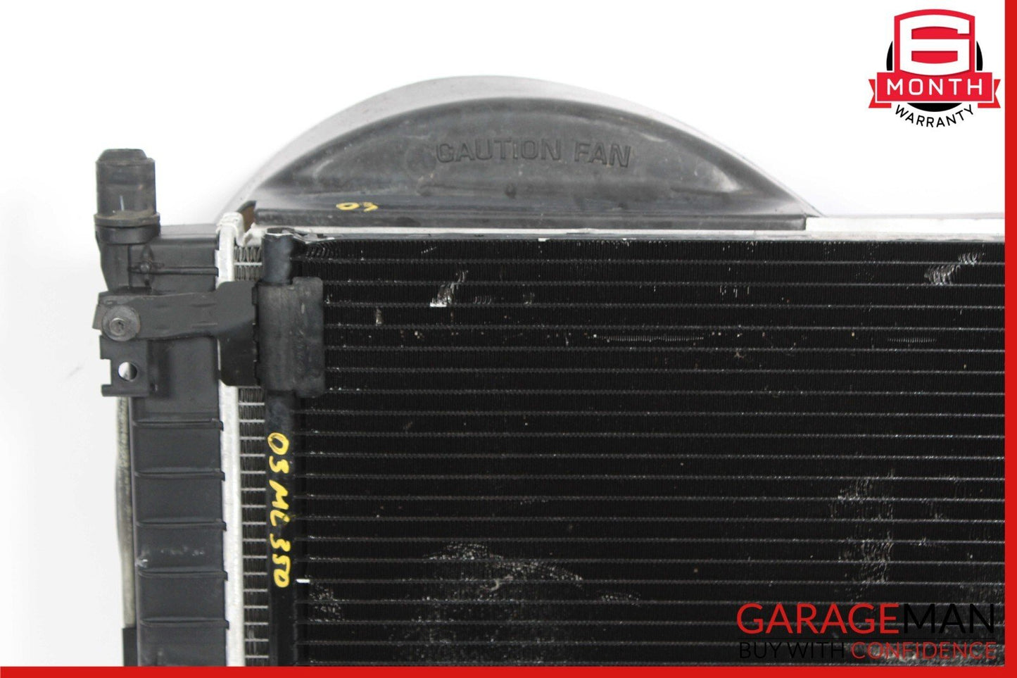 98-03 Mercedes W163 ML320 Engine Cooling Radiator AC A/C Condenser OEM