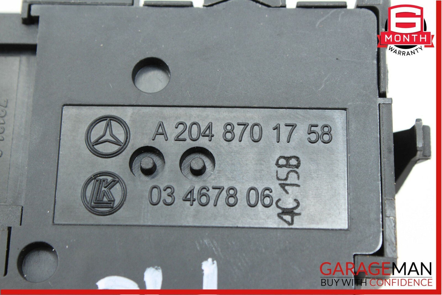 08-14 Mercedes W204 C250 C350 Front Right Passenger Side Seat Control Switch