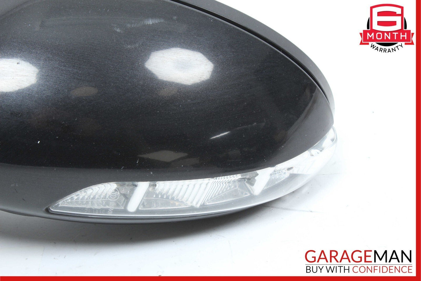 07-09 Mercedes W221 S450 S550 Front Left Side Mirror Door Rear View Black OEM