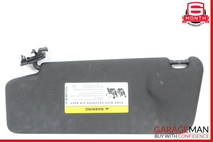 08-14 Mercedes W204 C300 C350 Right Passenger Side Sunvisor Sun Visor Black OEM
