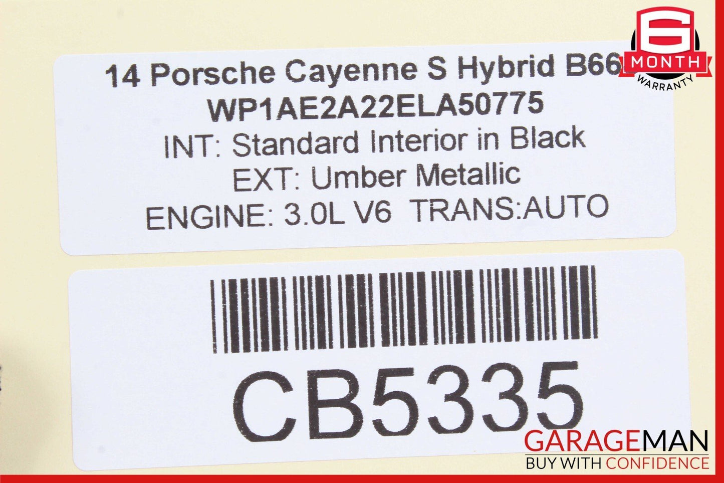 11-18 Porsche Cayenne S Rear Left / Right Side Door Control Module Unit OEM