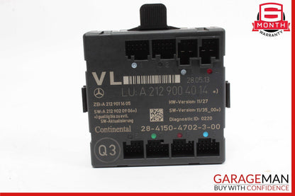 08-18 Mercedes W212 E350 E63 AMG CLS550 Front Left Side Door Control Module OEM
