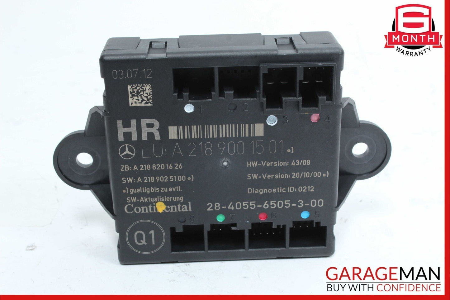 08-18 Mercedes W04 C250 C300 Rear Right Side Door Control Module Unit OEM