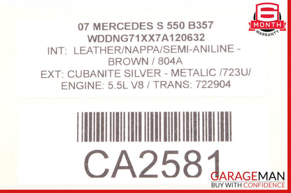 07-13 Mercedes W221 S550 Front Right Side Under Seat Control Unit OEM