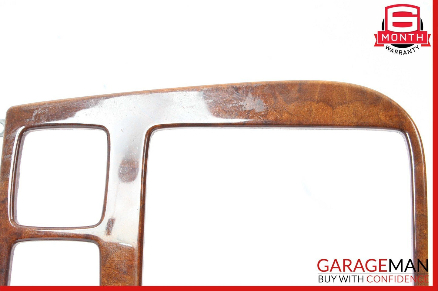 00-02 Mercedes W220 S500 S55 AMG Dashboard Radio Trim Panel Cover Bezel Wood OEM