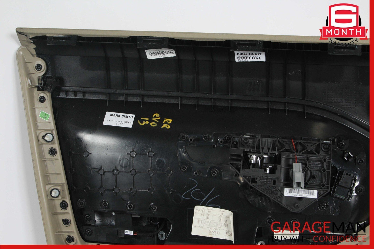 12-19 Land Rover Range Rover Evoque Front Right Interior Door Panel Assy Beige