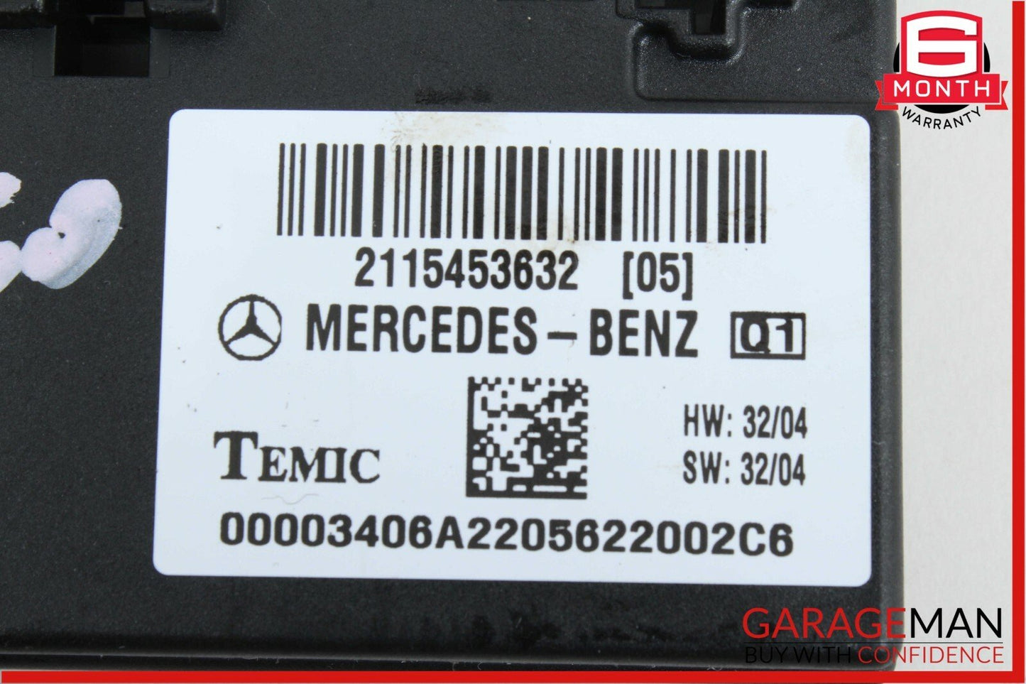 03-11 Mercedes W211 E320 E350 CLS500 BCM BCU Body Computer Control Module OEM
