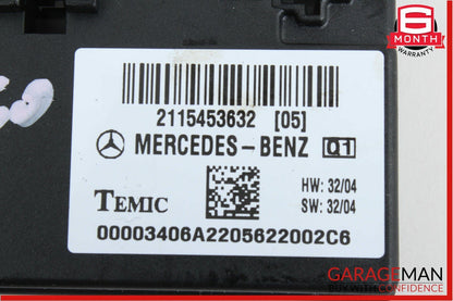 03-11 Mercedes W211 E320 E350 CLS500 BCM BCU Body Computer Control Module OEM