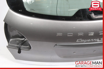 11-14 Porsche Cayenne 958 Hybrid S Trunk Lid Liftgate Tailgate Hatch Shell OEM
