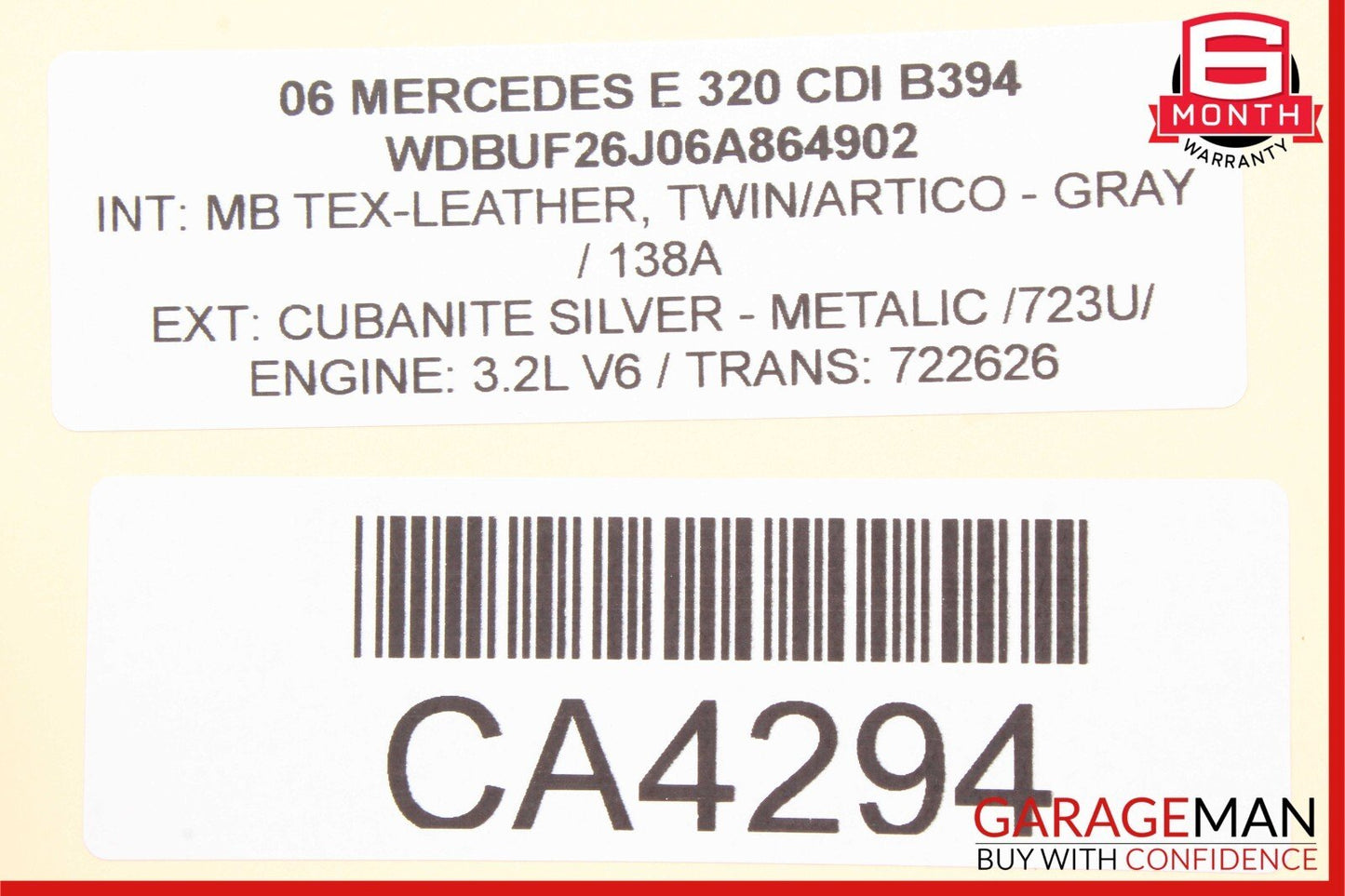 03-09 Mercedes W211 E320 E63 AMG Front Left Driver Side Door Control Module Unit