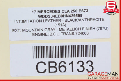 14-19 Mercedes W117 CLA250 Front Right or Left Dash AC A/C Air Vent Grille Trim