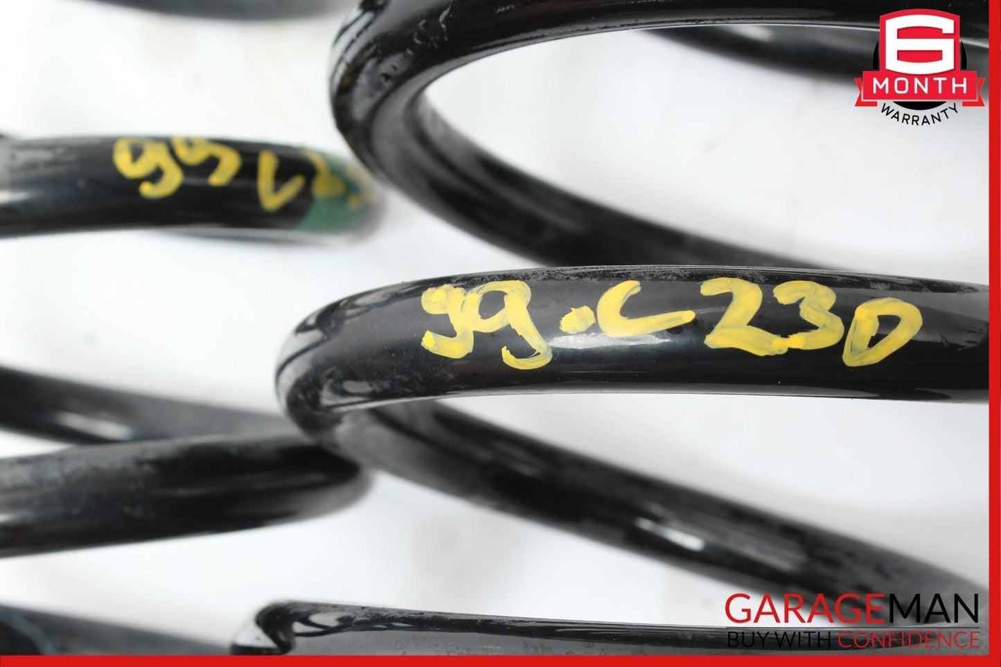 94-00 Mercedes W202 C230 Front Suspension Shock Absorber Coil Spring Set of 2
